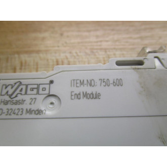 Wago 750-600 End Module 750600 - New No Box