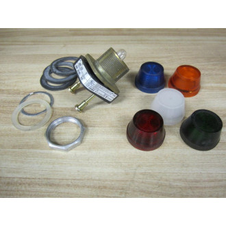 Allen Bradley 800T-Q20 Pilot Light 800TQ20 WA,R,G,B,W Lens - Used