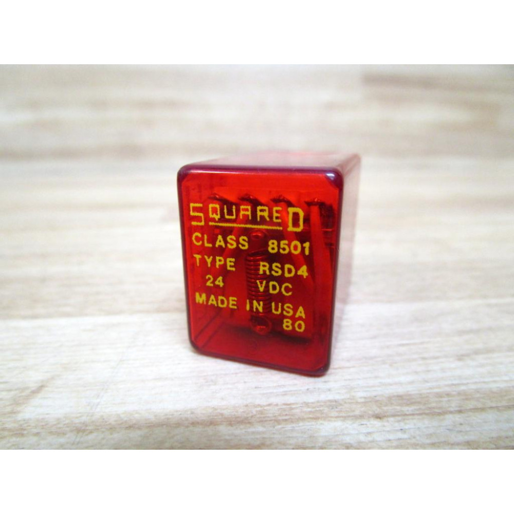 Square D 8501 RSD4 Relay 8501RSD4 - New No Box
