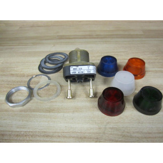 Allen Bradley 800T-Q20 Pilot Light 800TQ20 WA,R,G,B,W Lens - Used