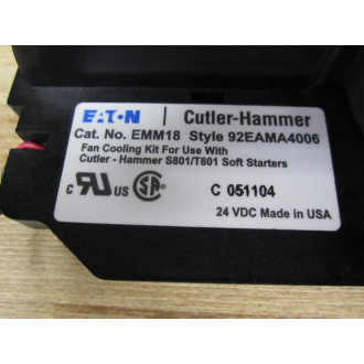 Cutler Hammer EMM18 Eaton Fan Cooling Kit 92EAMA4006 - Used