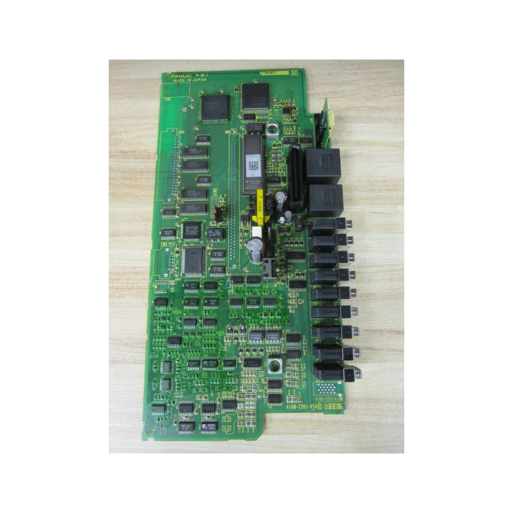 Fanuc A16B-2203-0500 Control Board A16B-2203-050002B - Used