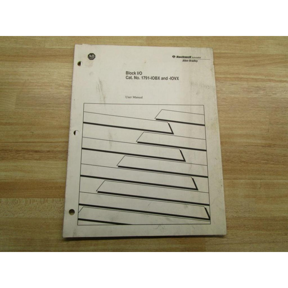 Allen Bradley 955121-06 User Manual 1791-IOBX And -10VX - Used