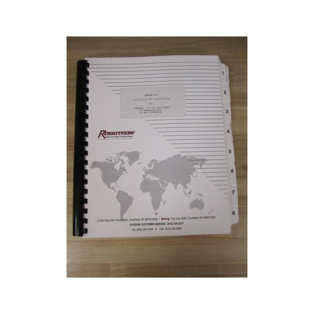 Robotron 328-0-0535-02 Instruction Manual - New No Box