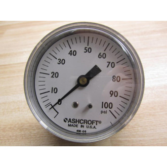 Ashcroft 25W1005-H-02B-100 Pressure Gauge 25W1005-H-02B