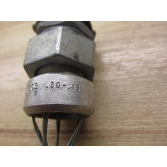 Hubbell 36503 Strain Relief Cord Grip WNut - New No Box