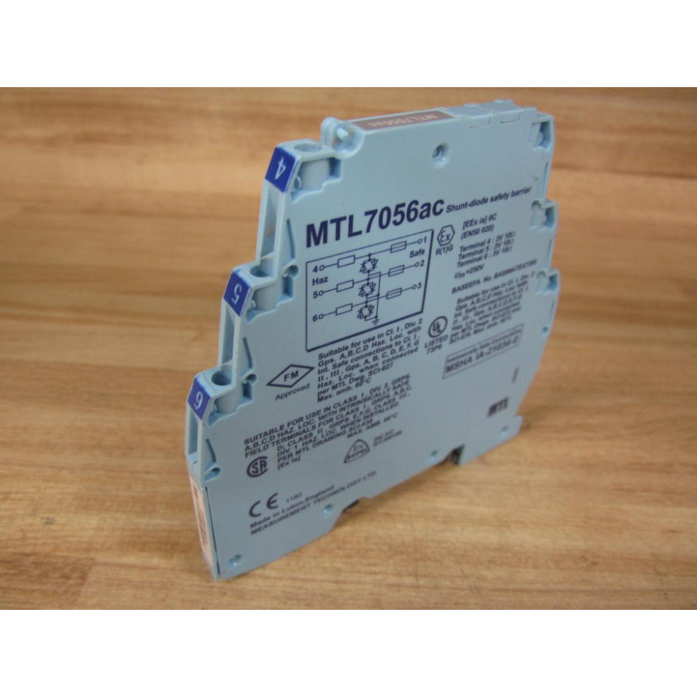MTL MTL7056AC Shunt Diode Safety Barrier - Used