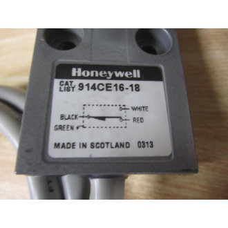 Honeywell 914CE16-18 Limit Switch Enclosure 914CE1618 - Used