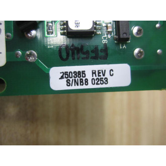 250385 Circuit Board 250385 REVC - Used