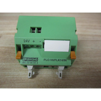 Phoenix Contact 22 96 55 3 System Connector PLC-V8FLK14IN - Used