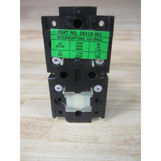 Hubbell 28318-001 PBP Pushbutton Insert PG1 28318001 - New No Box