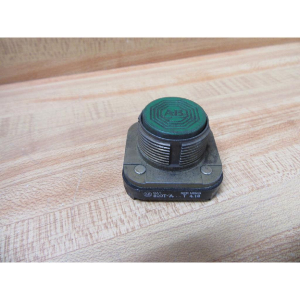 Allen Bradley 800T-A Push Button 800TA Green Core - Used