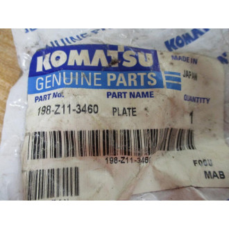 Komatsu 198-Z11-3460 Plate