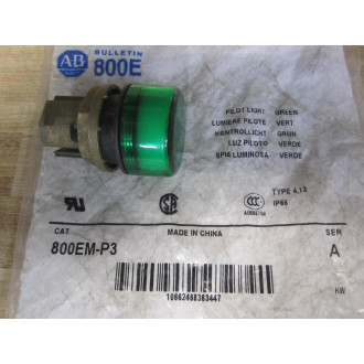 Allen Bradley 800EM-P3 Pilot Light 800EMP3 (Pack of 3)