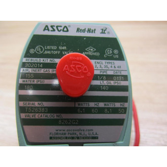 Asco 8262G2 Solenoid Valve