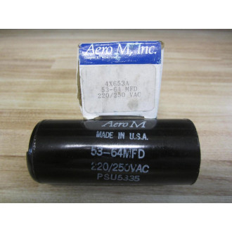 Aero M 4X653A Capacitor PSU5335 53-64 MFD