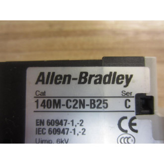 Allen Bradley 140M-C2N-B25 Manual Motor Controller Ser. C - New No Box