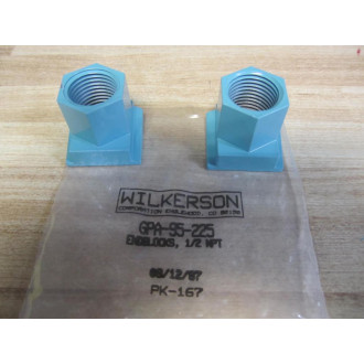 Wilkerson GPA-95-225 Endblock GPA95225 (Pack of 2)