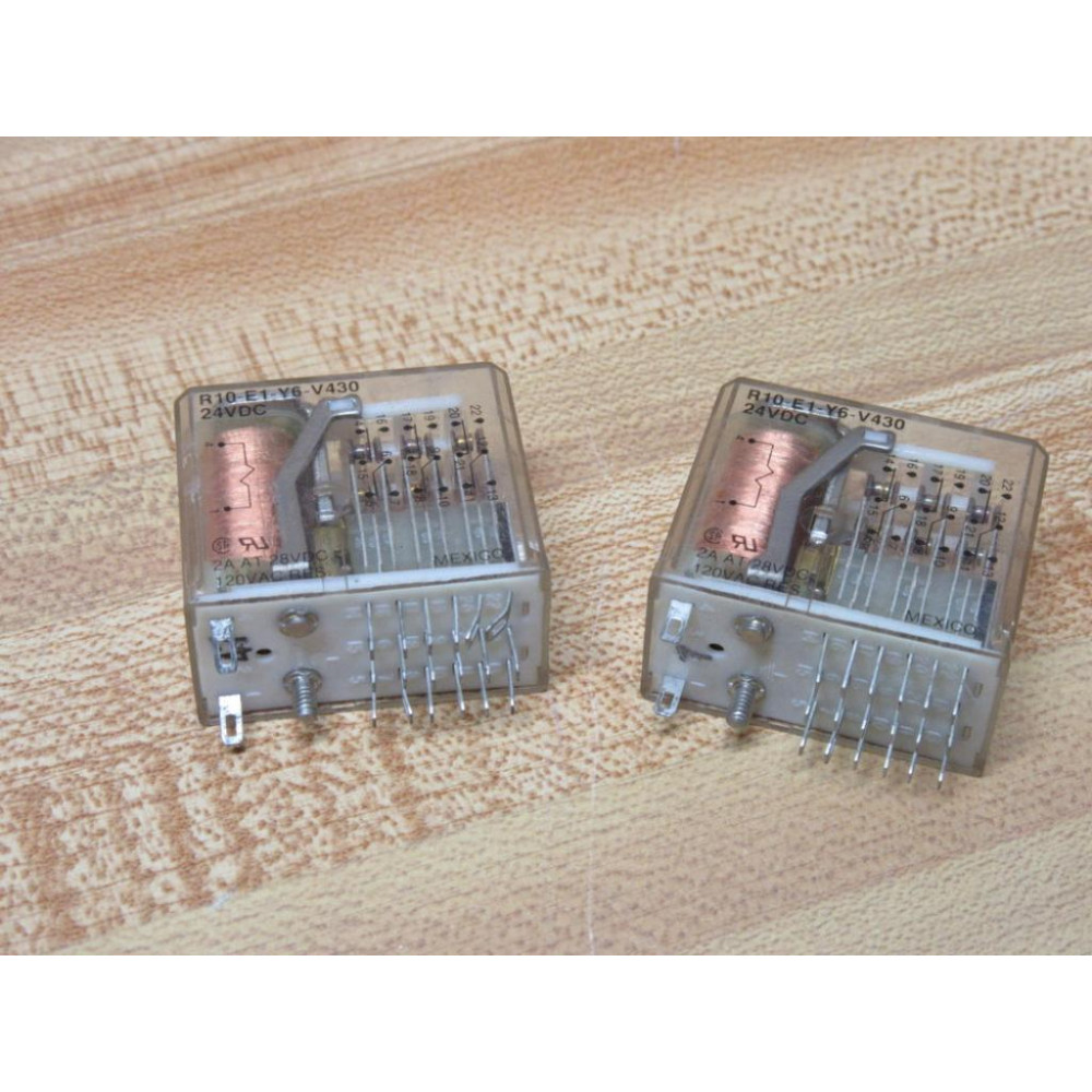 Potter & Brumfield R10-E1-Y6-V430 Relay R10-E1-Y6-V430-24VDC - New No Box