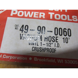 Milwaukee 49-90-0060 Vacuum Hose 49900060 - New No Box
