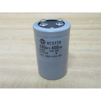Hitachi HCGF2A Capacitor 680 MFD 400VDC - Used