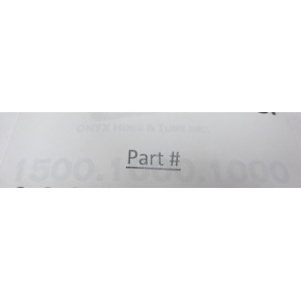 Onyx Hose & Tube 1500.1000.1000 Hose 150010001000