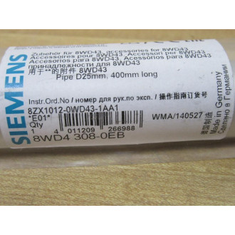 Siemens 8WD4-308-0EB Metal Tube 8WD43080EB