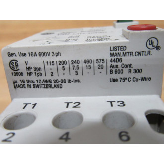 Allen Bradley 140-MN-0630 Starter Motor Protector 140MN0630 Ser. D - New No Box