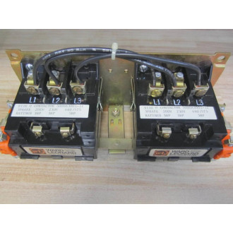 Ward Leonard 5200A3006-11 Size 0 Reversing Contactor 5200A300611