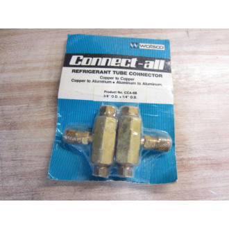 Watsco CCA-6B Tube Connector 38" O.D. x 14" O.D. (Pack of 2)
