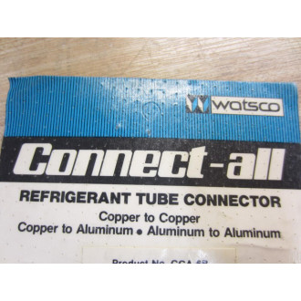 Watsco CCA-6B Tube Connector 38" O.D. x 14" O.D. (Pack of 2)