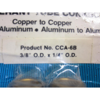 Watsco CCA-6B Tube Connector 38" O.D. x 14" O.D. (Pack of 2)
