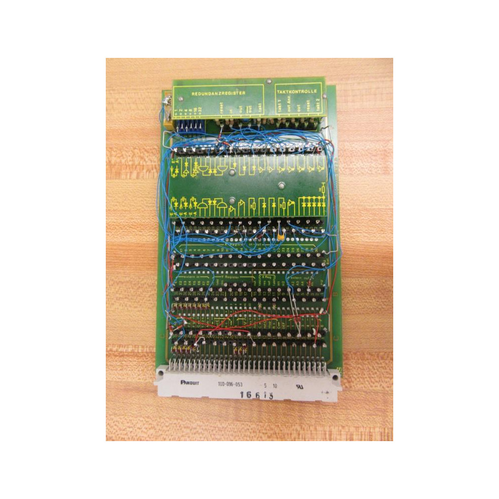 Panduit 100-096-053 Circuit Board 100096053 W 343P Diode - Used