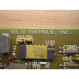 Solid Controls 24963 Process Control Board 65001REVA - Used