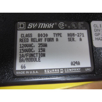 Square D 8030 HOM-271 Output Module 8030HOM271 Series A