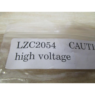 Nutheme Company LZC2054 Caution High Voltage Label (Pack of 8) - New No Box