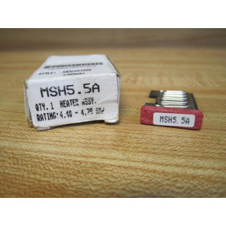 Cutler Hammer MSH5.5A Eaton Overload Heating Element MSH5A