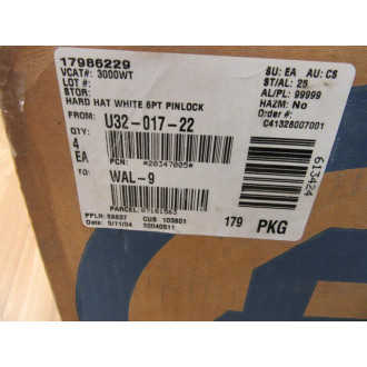 Bullard 3000 Hard Hat White 6-12 to 8 Sizing (Pack of 10)