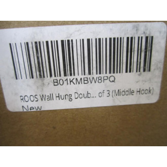 ROOS     B01KMBW8PQ ROOS Double Hook (Pack of 3)