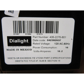 Dialight 435-2270-801 Traffic Light 4352270801 - New No Box