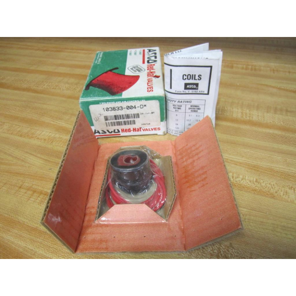 Asco 103833-004-D Coil 103833004D
