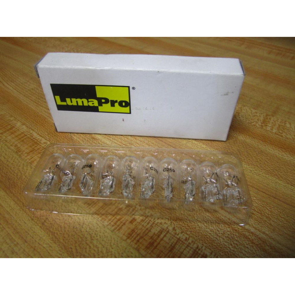 LumaPro 2FMN2 Miniature Lamp C259 Light Bulb (Pack of 10)