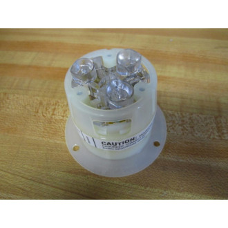 Hubbell HBL4715C Insulgrip Flanged Receptacle (Pack of 2) - New No Box