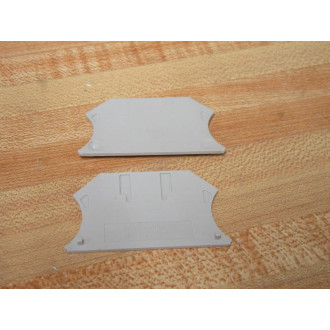 Weidmuller 1050000000 End Plate WAP 2.54610 (Pack of 50)