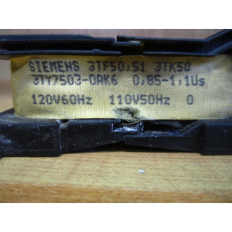 Siemens 3TY7503-0AK6 Coil 3TY75030AK6 - Used