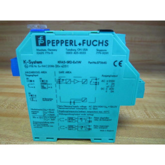 Pepperl + Fuchs 37564S Switch Amplifier KFA5-SR2-Ex1.W - New No Box