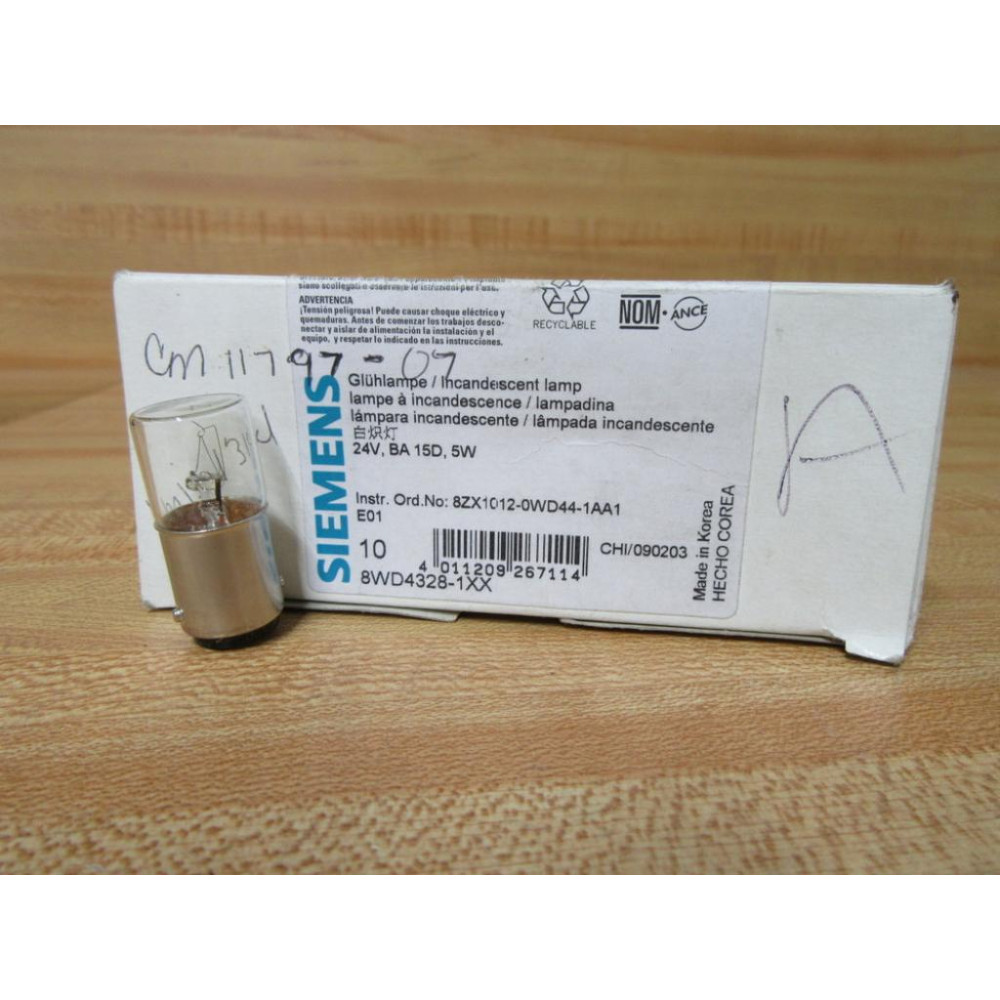 Siemens 8WD43281XX Bulb - New No Box