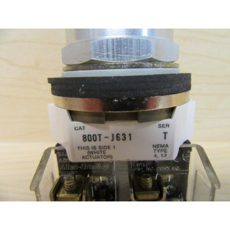 Allen Bradley 800T-J631 Key Operated Selector Switch 800TJ631 Ser T - New No Box