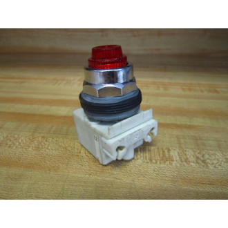 Square D 9001KT35R31 Pilot Light Red Ser.H - Used