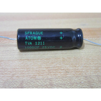 Sprague TVA-1211 Capacitor TVA1211 1000UF 25DC Black (Pack of 5) - New No Box